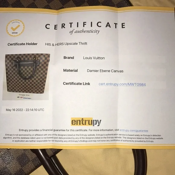 2X⭐️Host Pick⭐️ Louis Vuitton DAMIER EBENE CANVAS - Picture 8 of 9